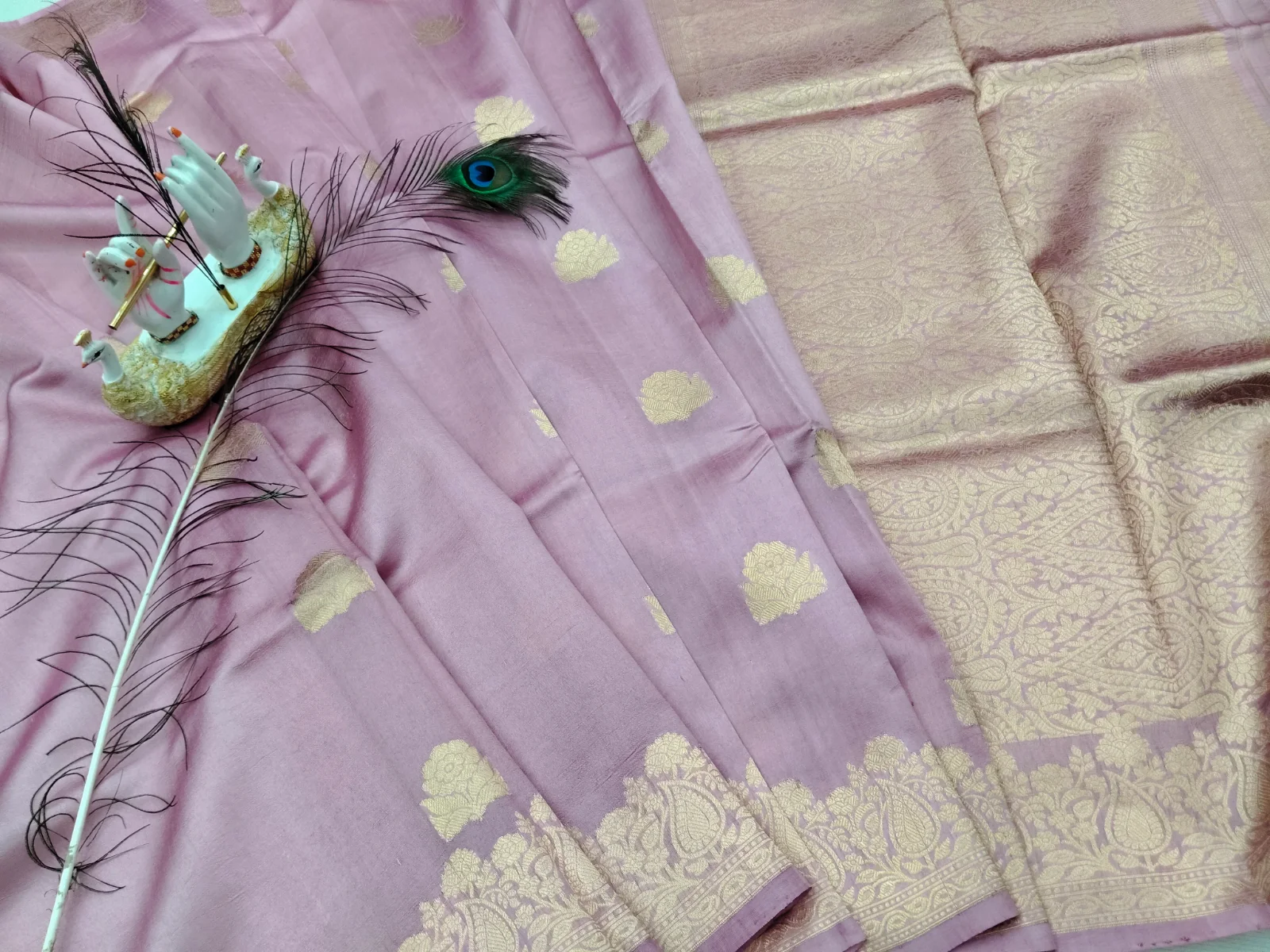 Pure Banarasi katan silk saree