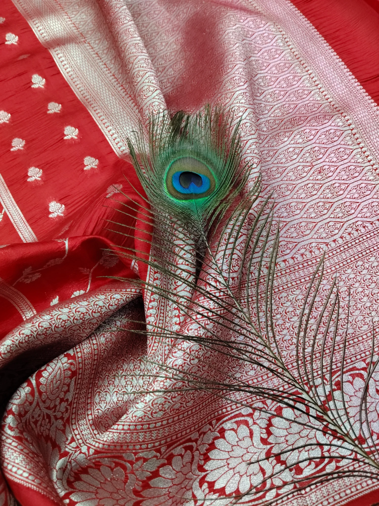 Pure Banarasi katan silk saree