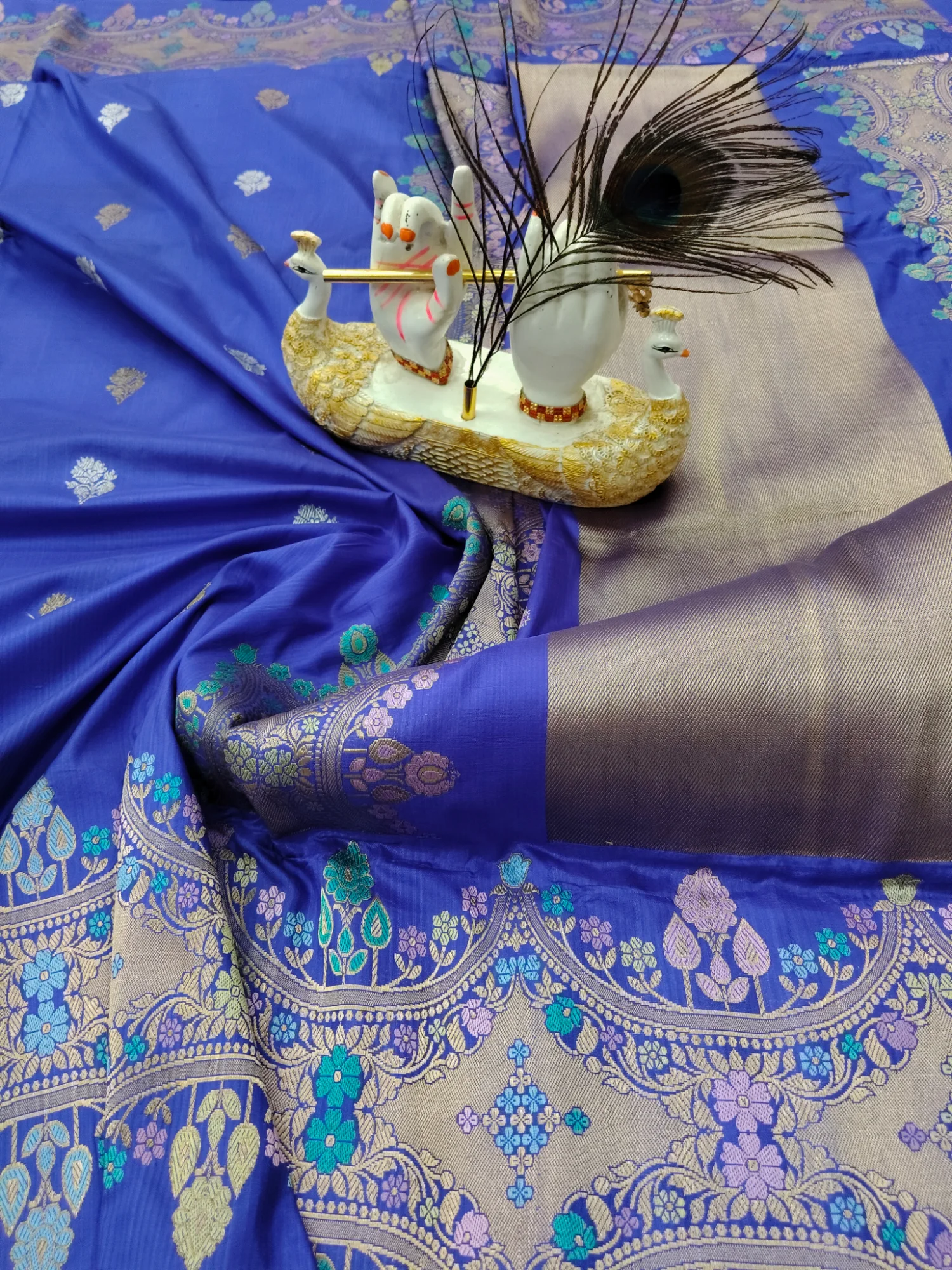 Pure Banarasi katan silk saree