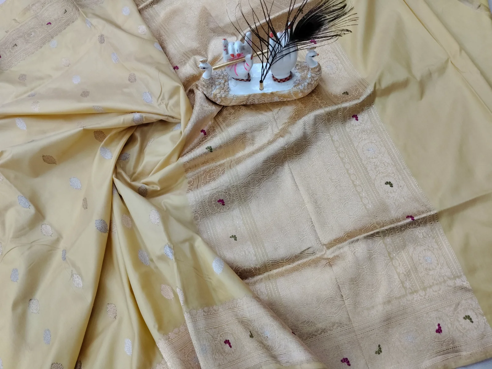Pure Banarasi katan silk saree