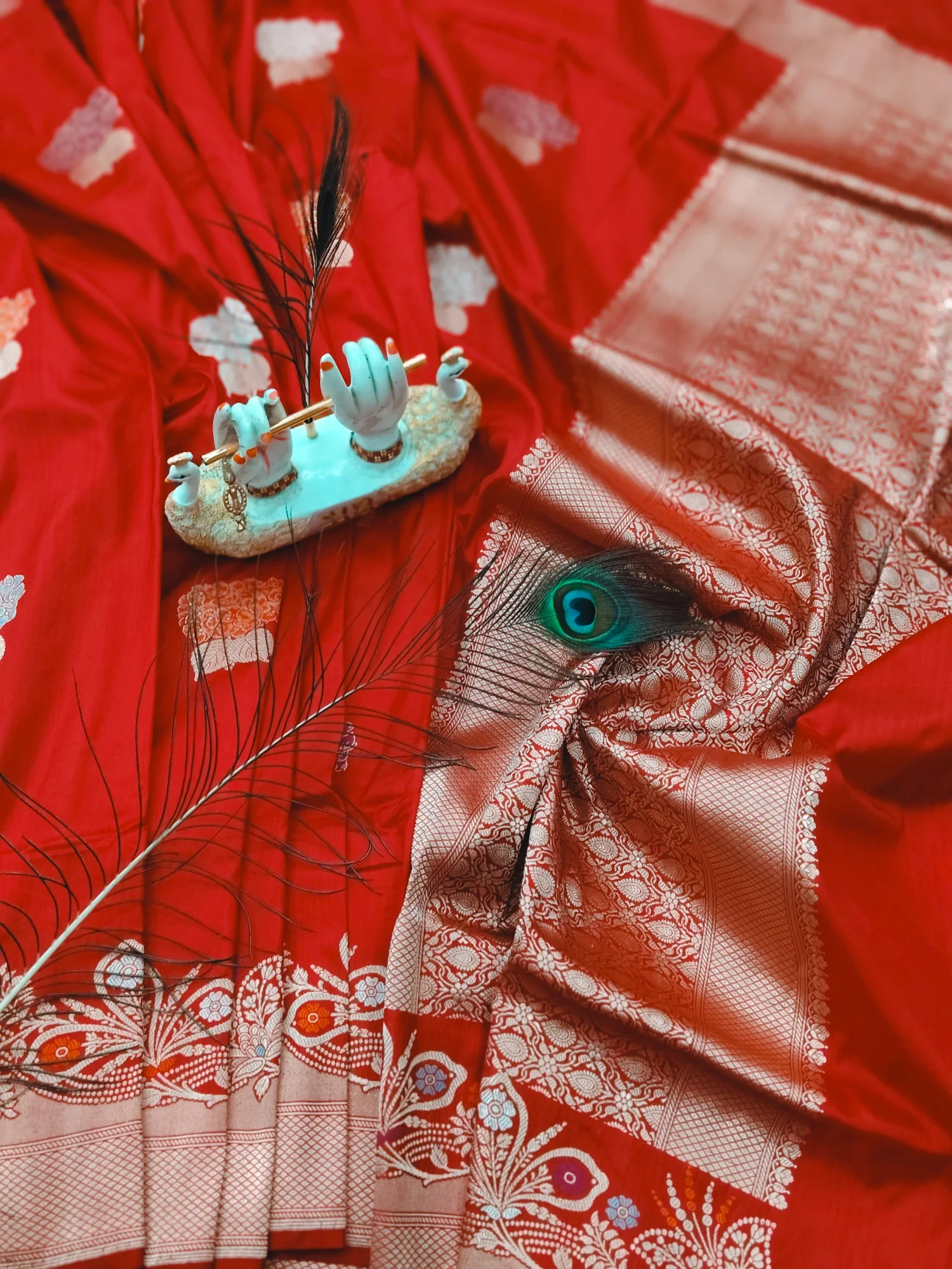 Pure Banarasi katan silk saree