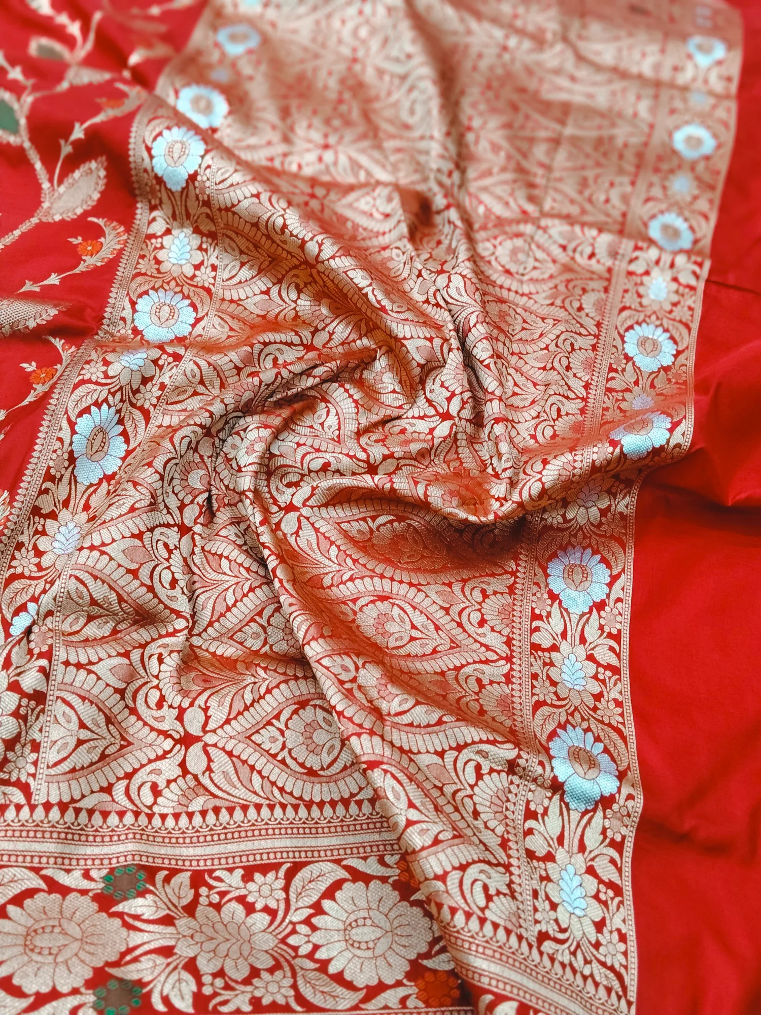 Pure Banarasi katan silk saree