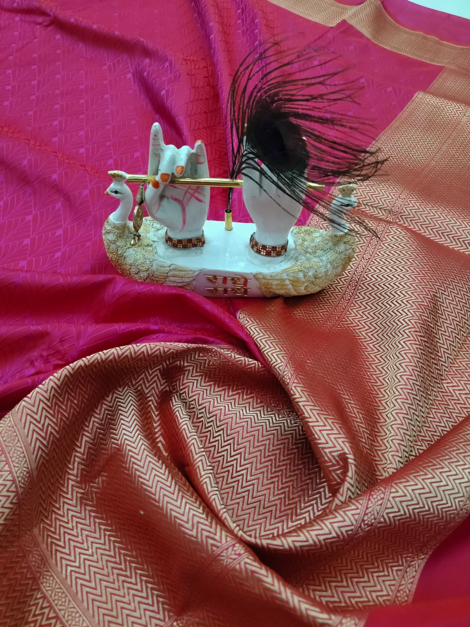 Pure Banarasi katan silk saree