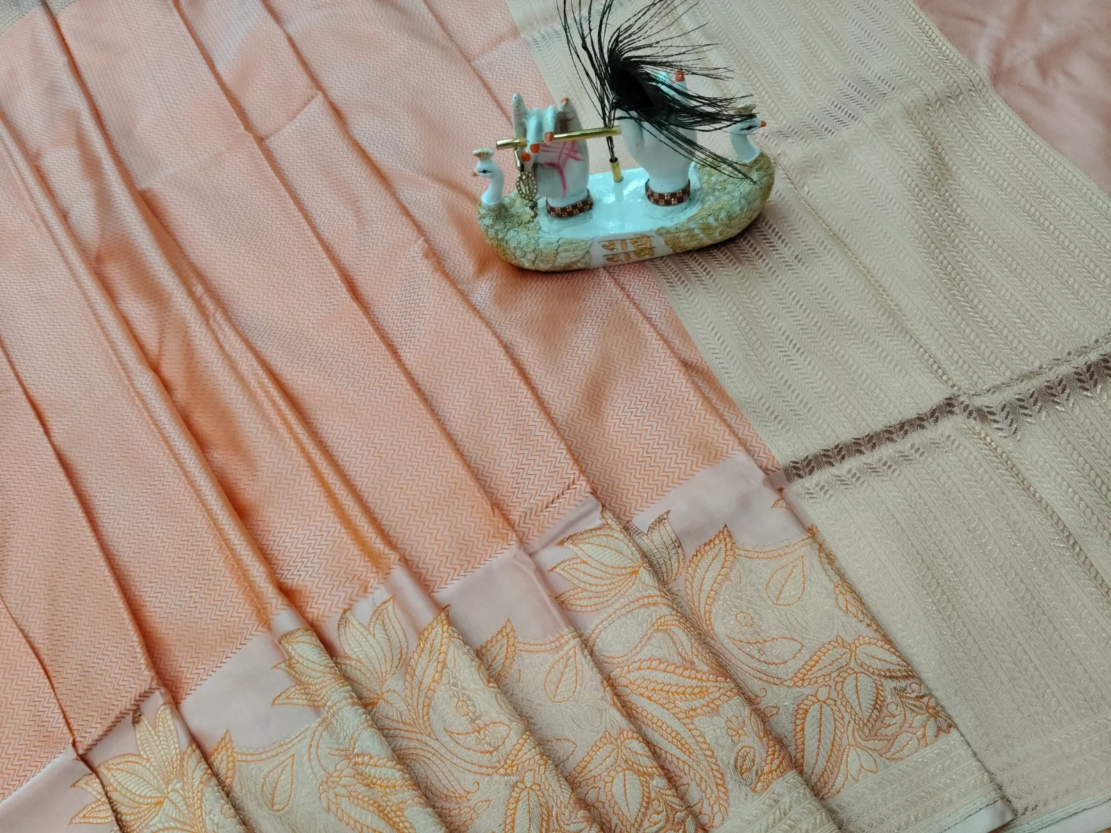 Pure Banarasi katan silk saree
