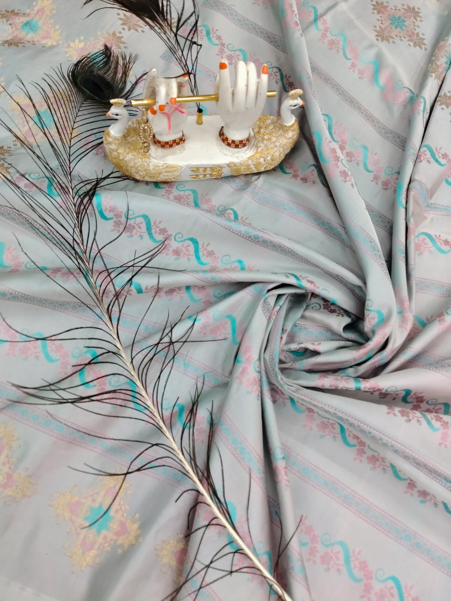 Pure Banarasi katan silk saree
