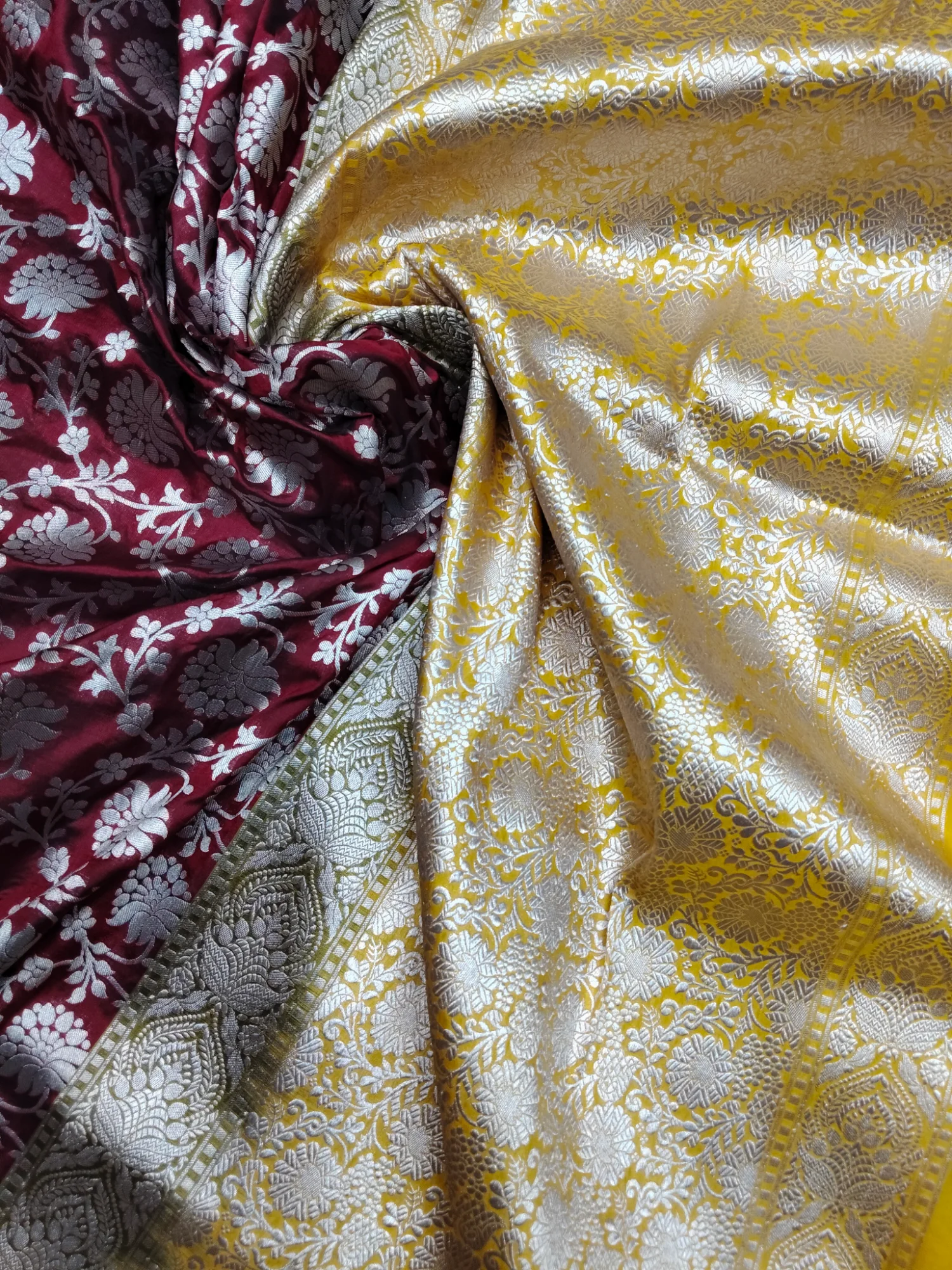 Pure Banarasi katan silk saree