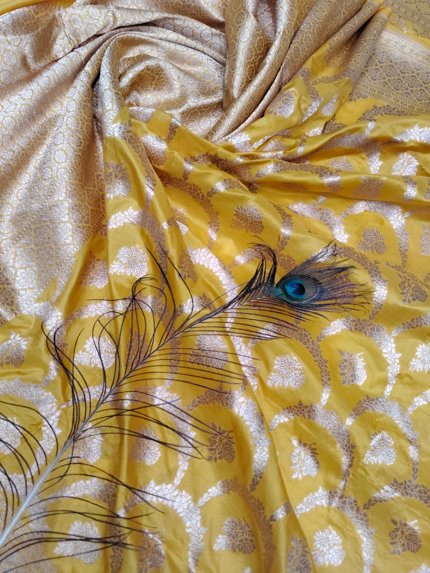 Pure Banarasi katan silk saree