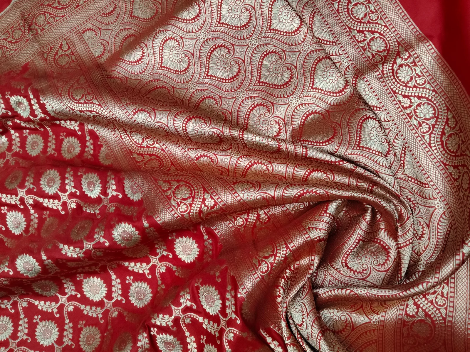 Pure Banarasi katan silk saree