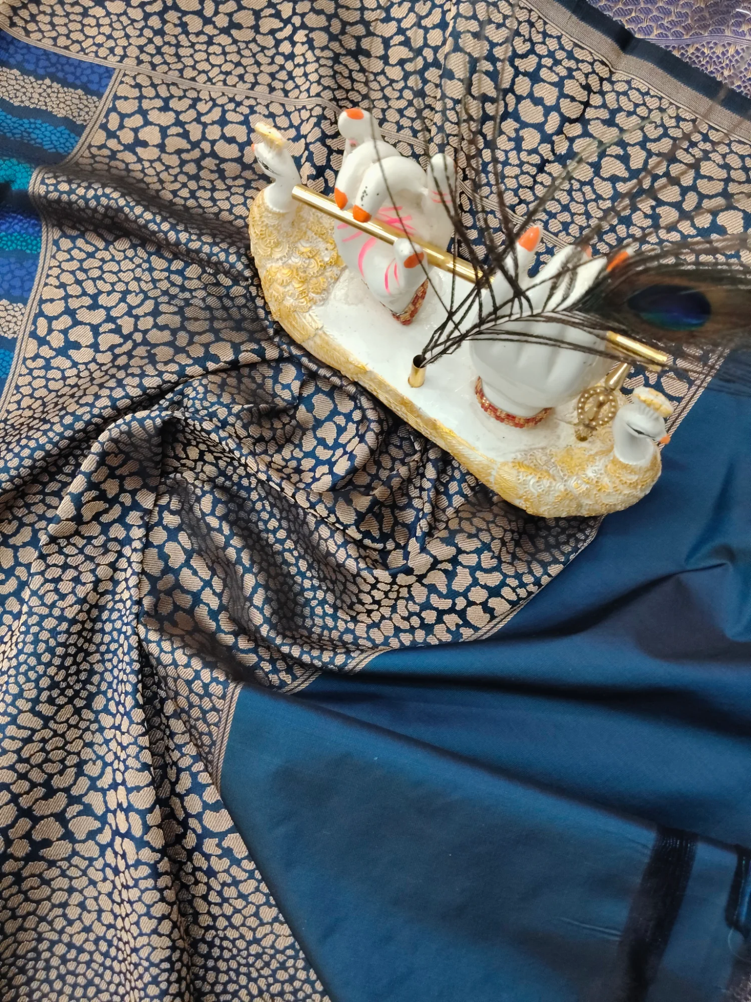 Pure Banarasi katan silk saree