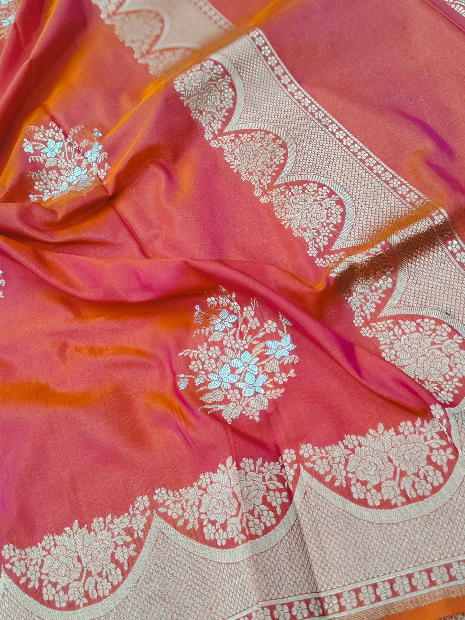 Pure Banarasi katan silk saree
