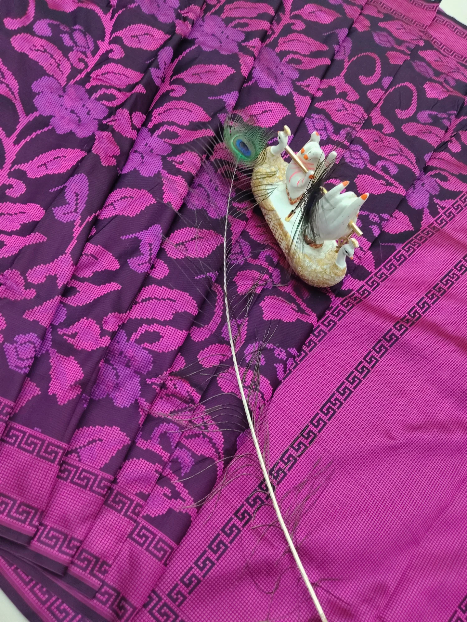 Pure Banarasi katan silk saree