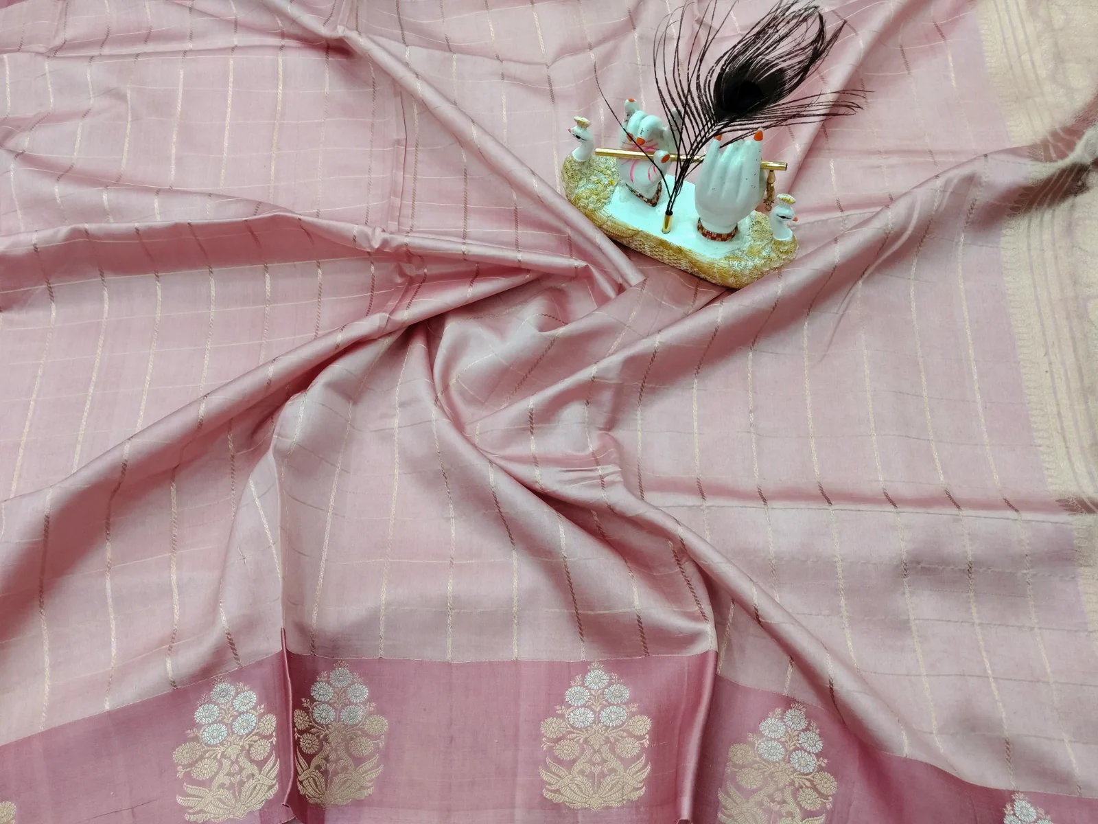 Pure Banarasi katan silk saree